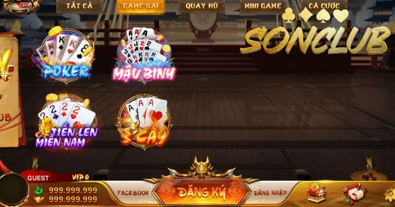 Game bài Sonclub truyền thống 