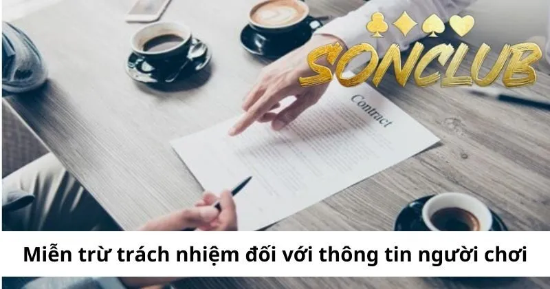 Trách nhiệm của cổng game SonClub